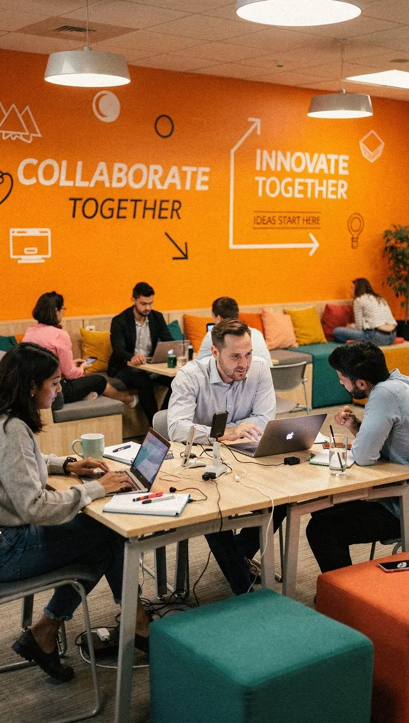 Рабочие места с индивидуальными перегородками и аксессуарами